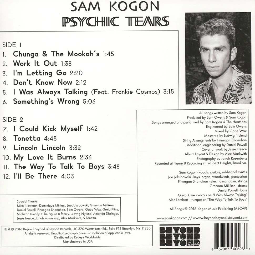 Sam Kogon - Psychic Tears