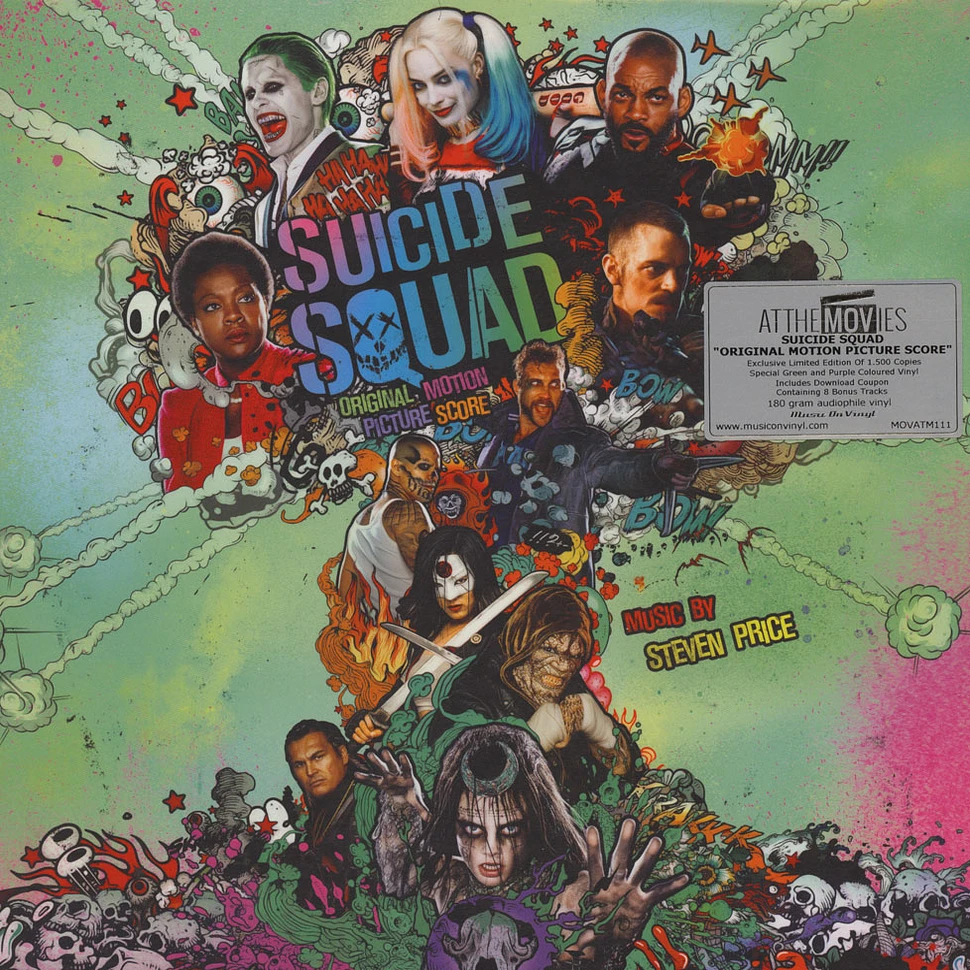 Steven Price - OST Suicide Squad Green And Purple Vinyl Edition
