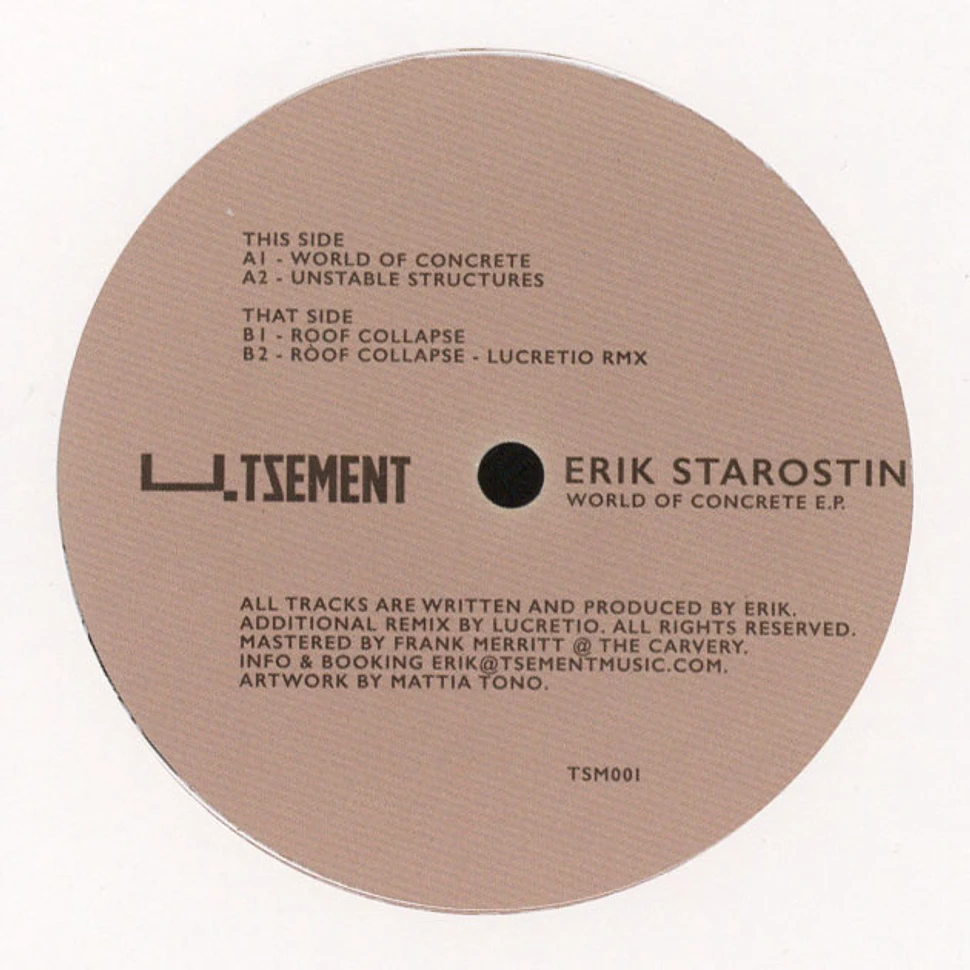 Erik Starostin - World Of Concrete EP