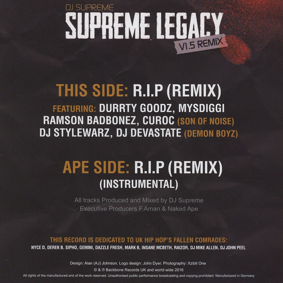 DJ Supreme - Supreme Legacy V1.5 Remix