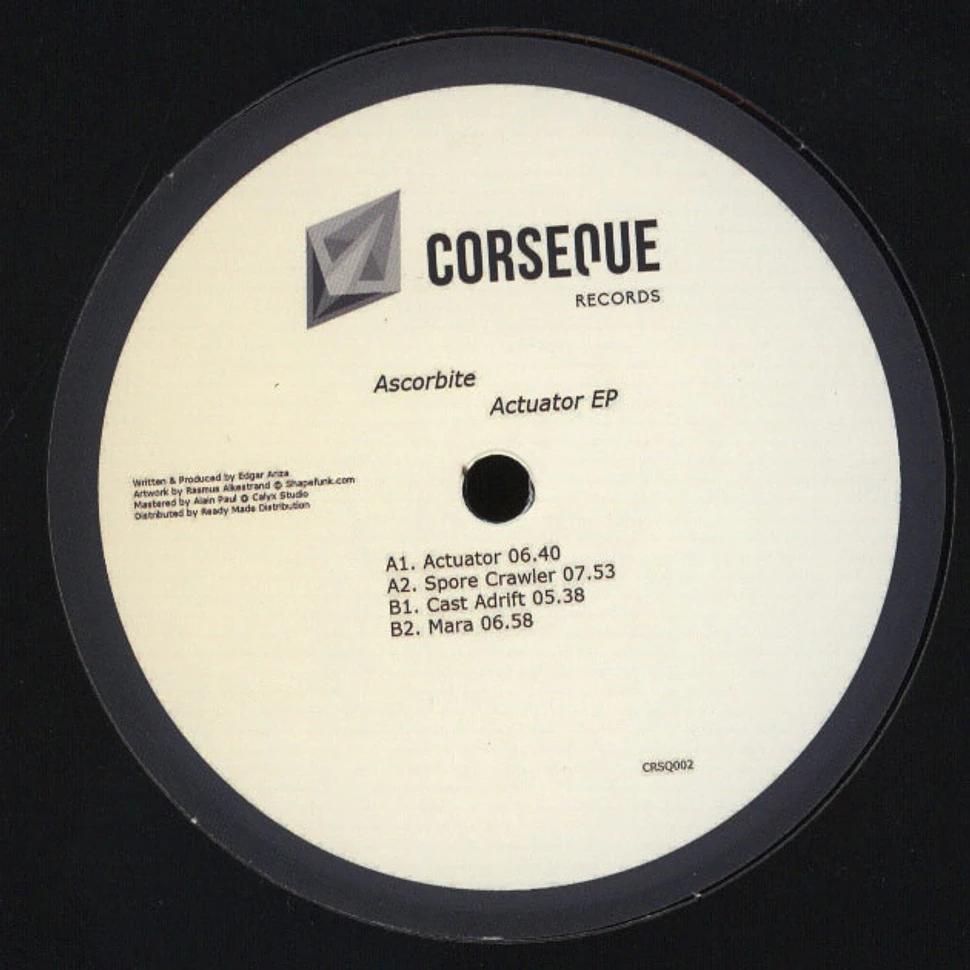Ascorbite - Actuator EP