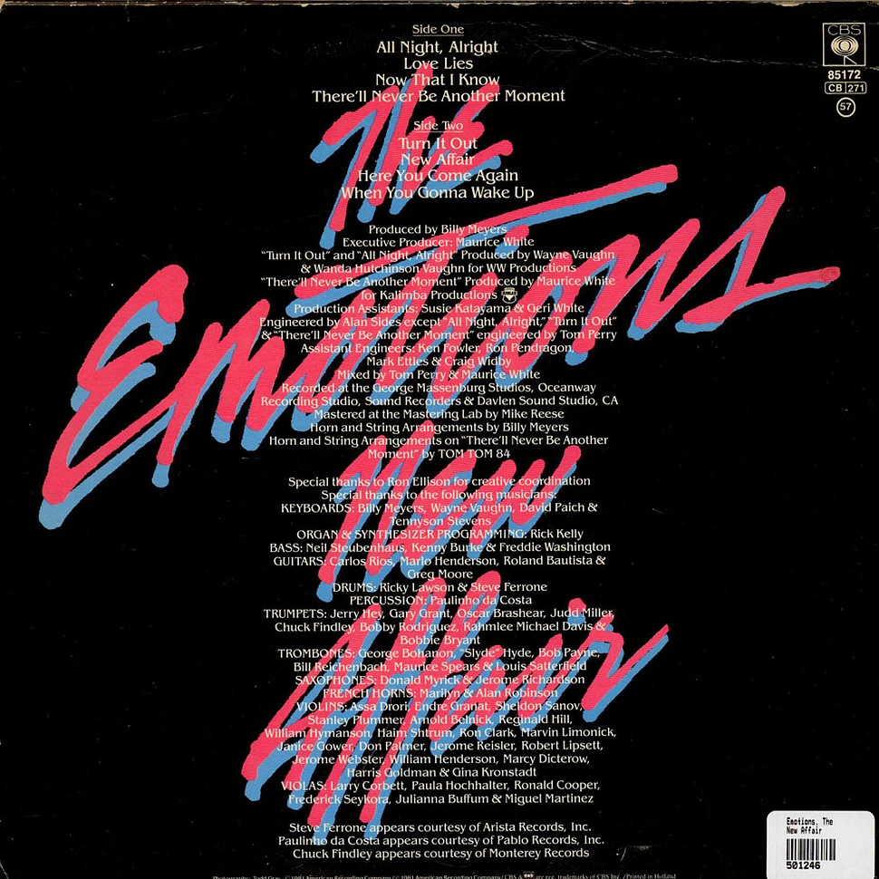 The Emotions - New Affair