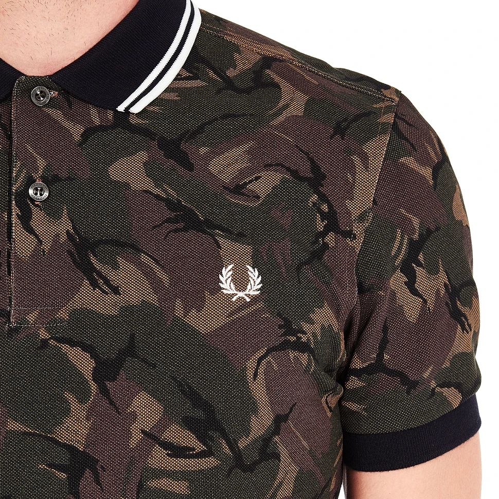 Fred Perry - Camouflage Pique Polo Shirt
