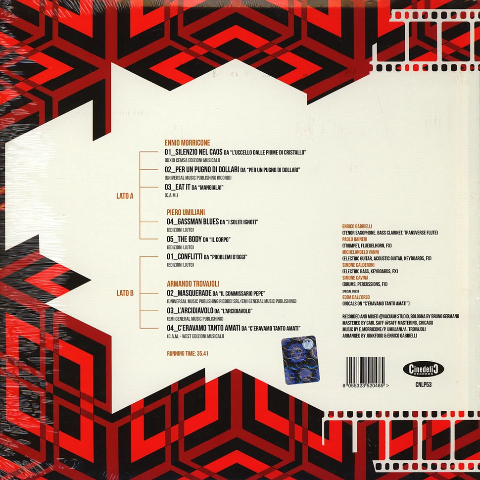 Junkfood & Enrico Gabrielli - Italian Masters Colored Vinyl Edition