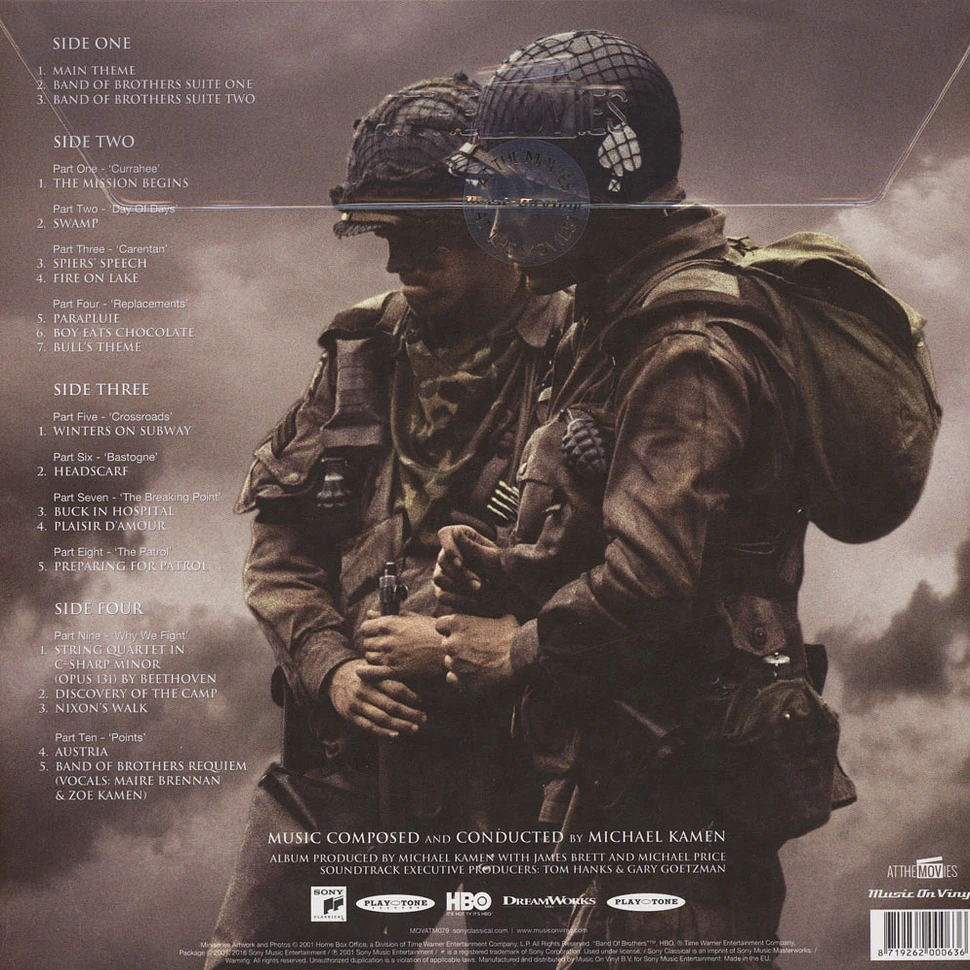 Michael Kamen - OST Band Of Brothers Black Vinyl Edition