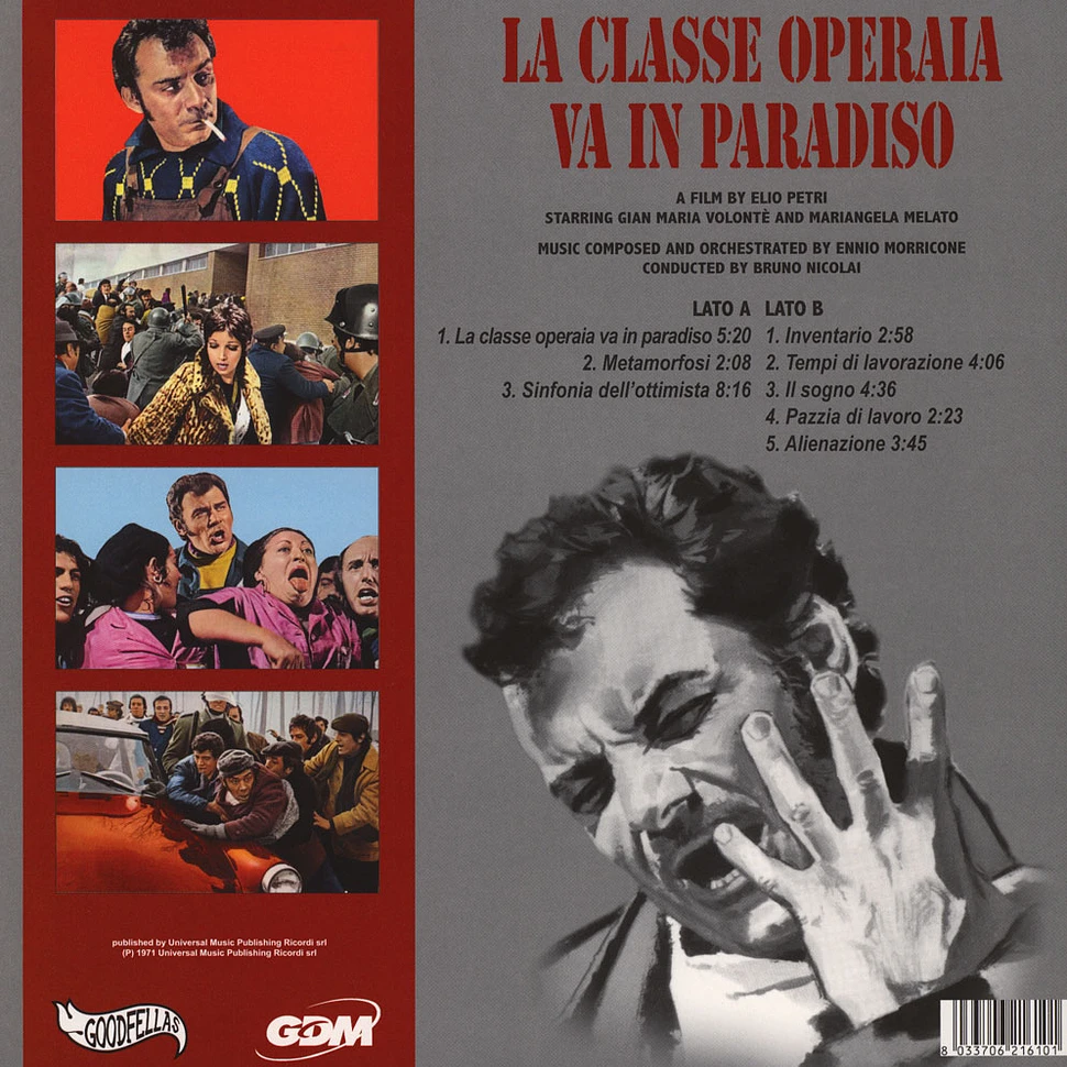 Ennio Morricone - OST La Classe Operaia Va In Paradiso