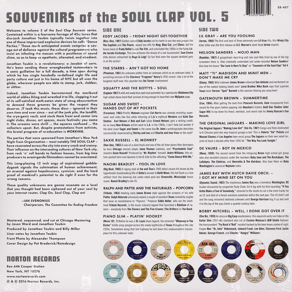 V.A. - Souvenirs Of The Soul Clap Volume 5