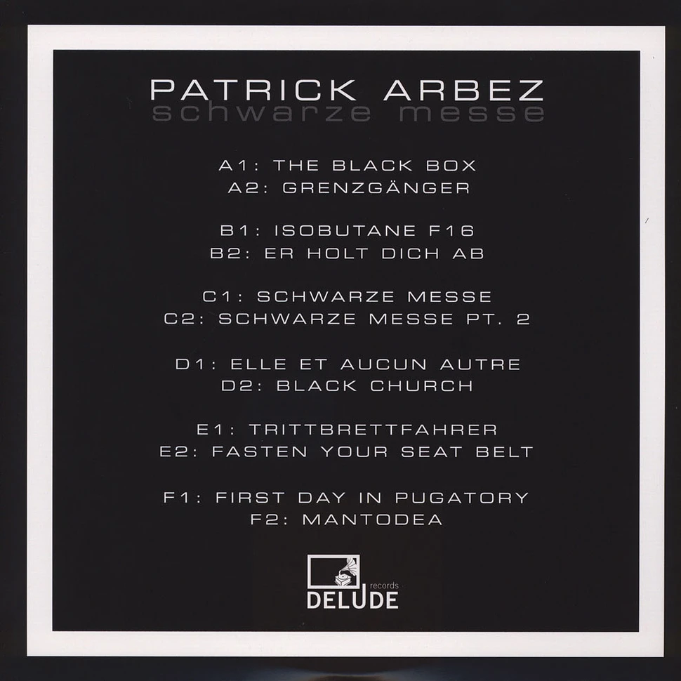 Patrick Arbez - Schwarze Messe