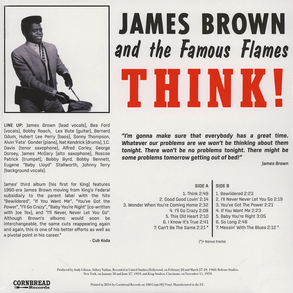James Brown & The Famous Flames - Think