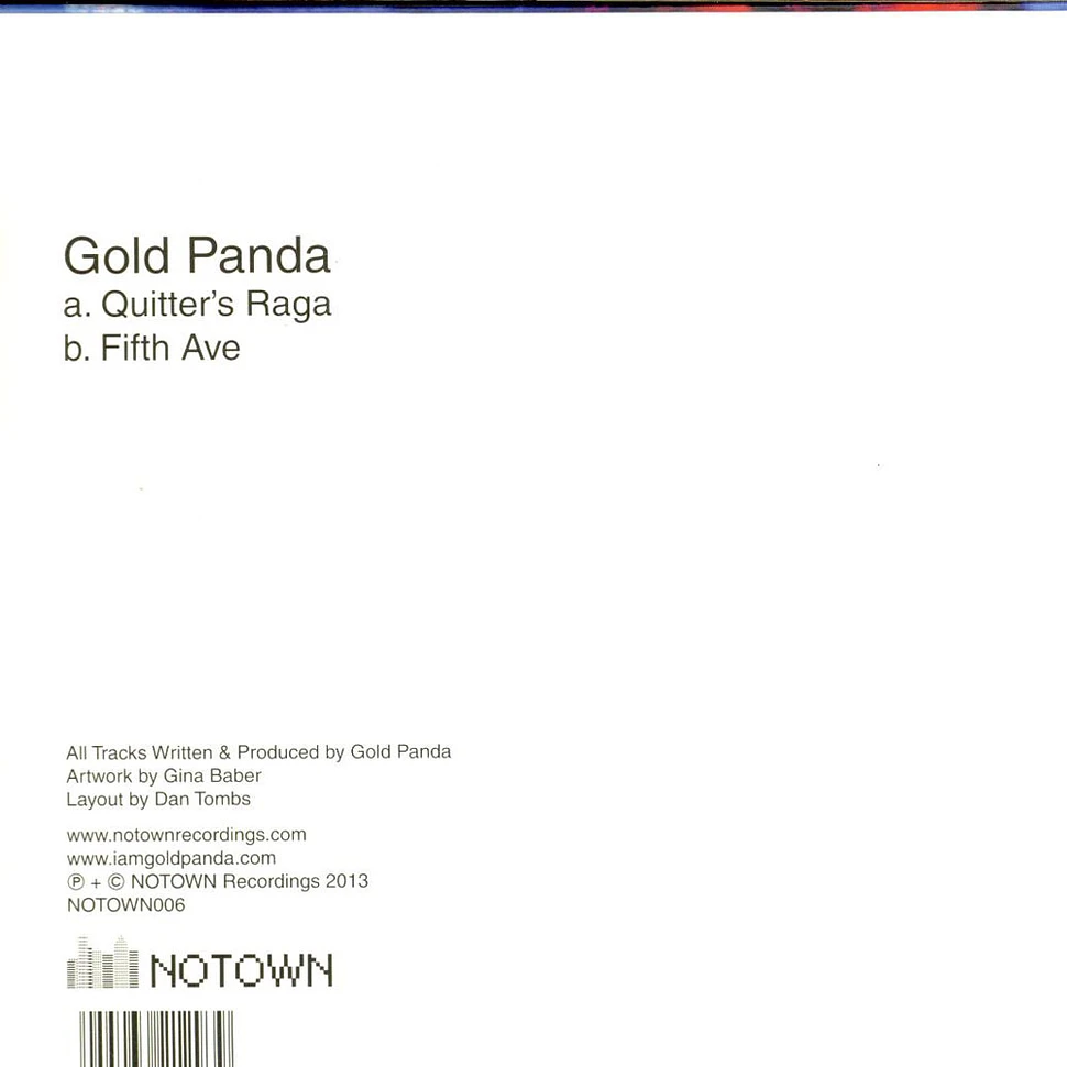 Gold Panda - Quitter's Raga