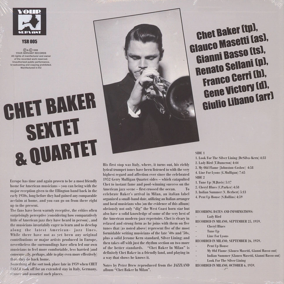 Chet Baker - Sextet & Quartet