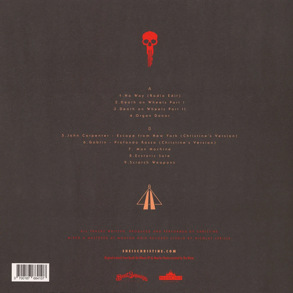 Christine - Fury On Wheels Red Vinyl Edition
