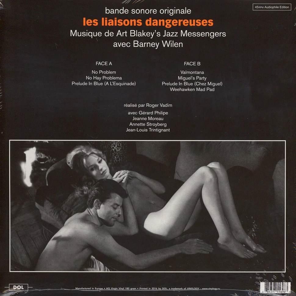 Barney Wilen - Les Liaisons Dangereuses Colored Vinyl Edition