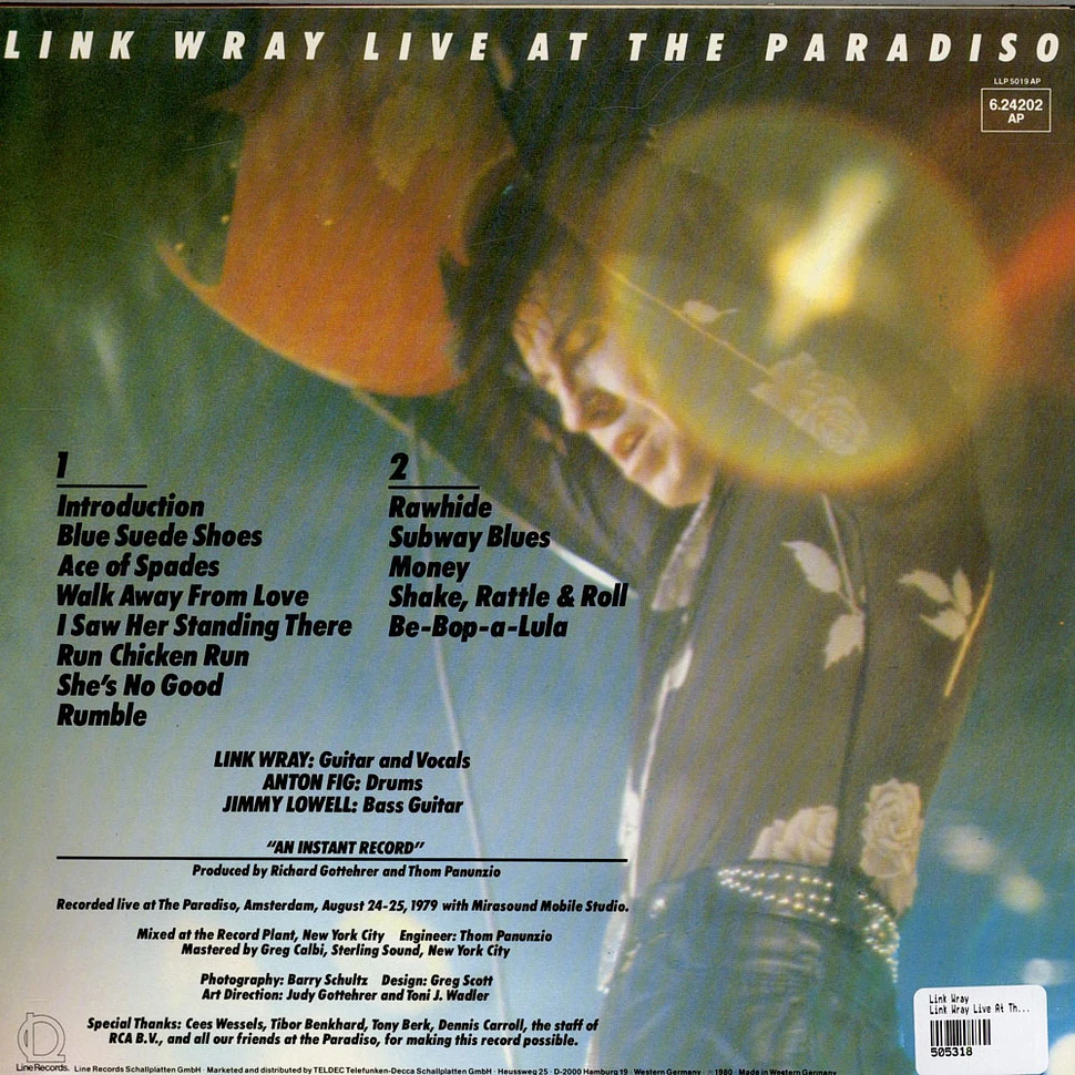 Link Wray - Link Wray Live At The Paradiso