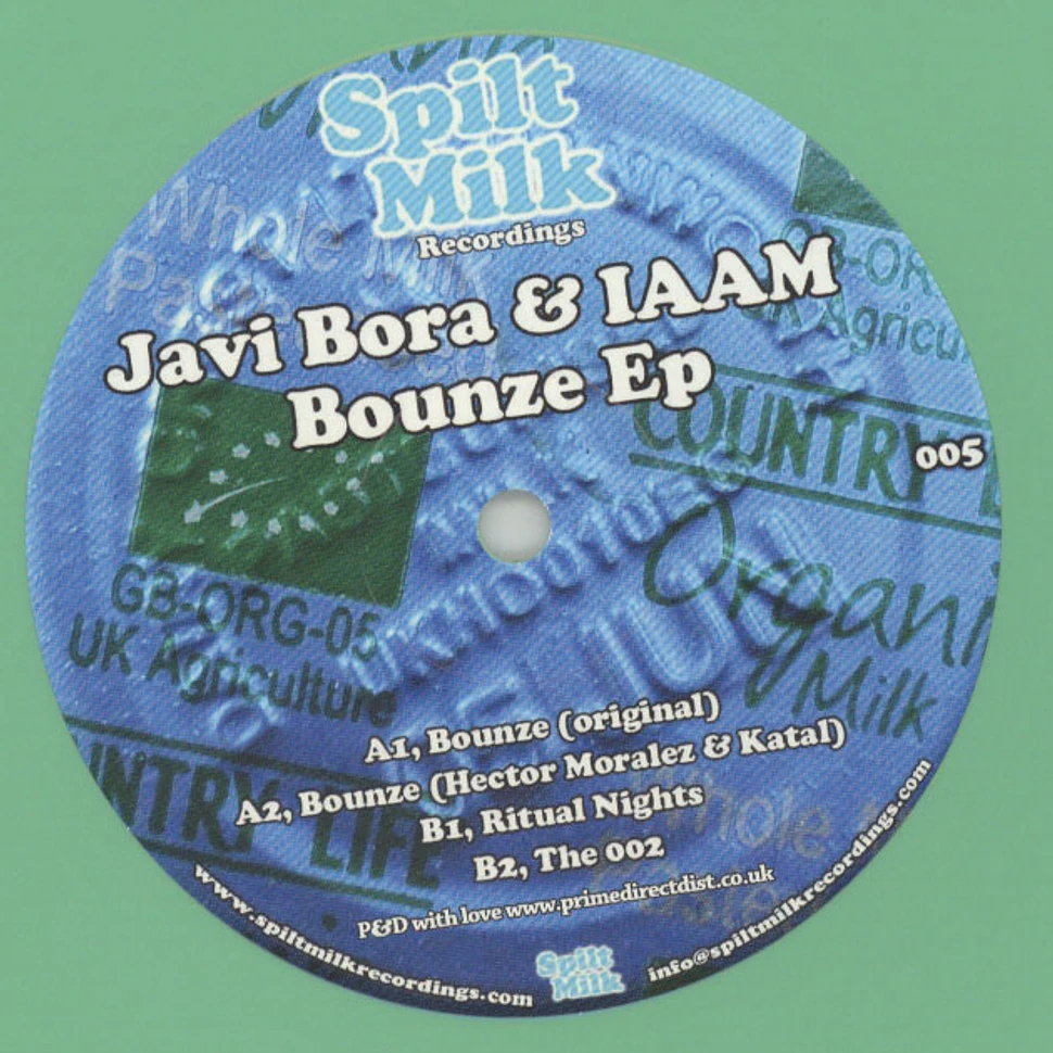 Javi Bora & Iaam - Bounze EP