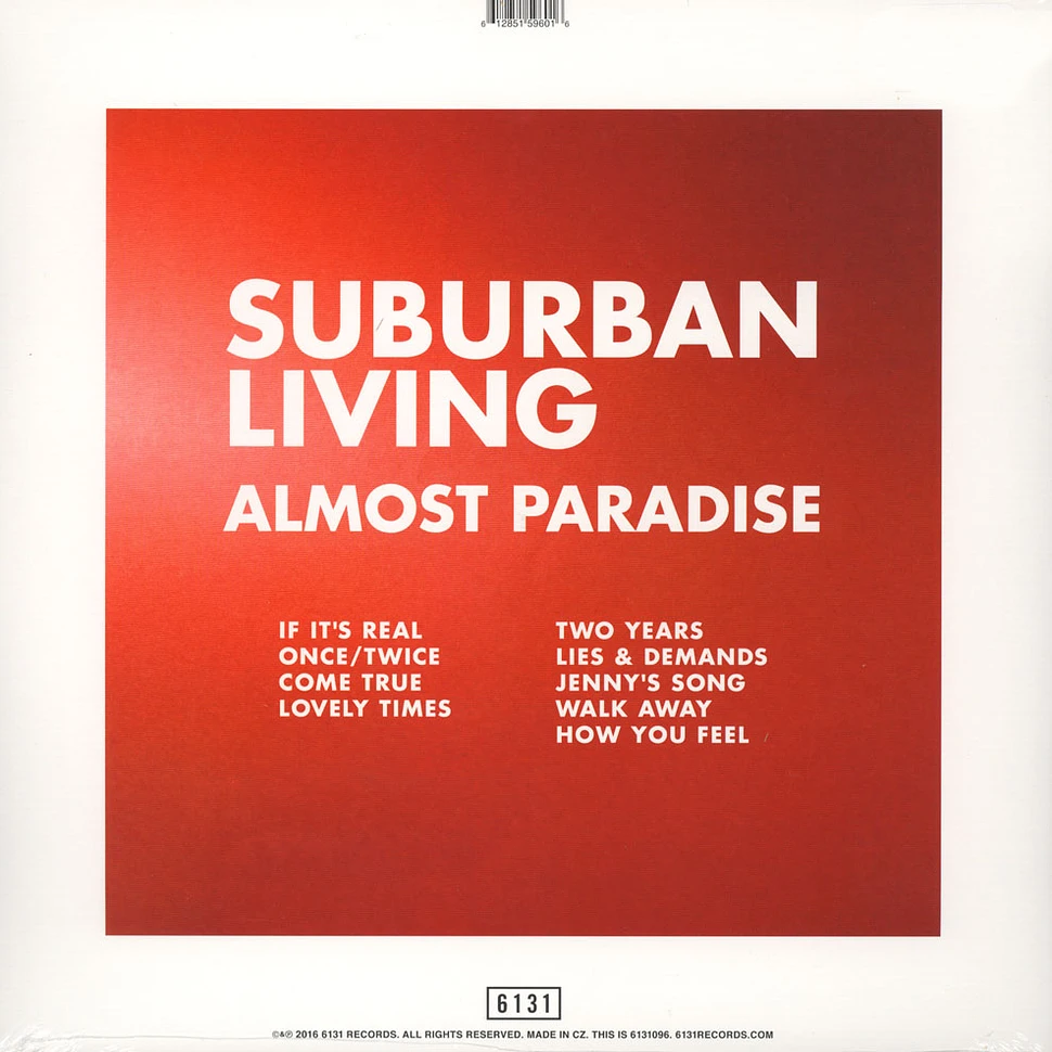Suburban Living - Almost Paradise