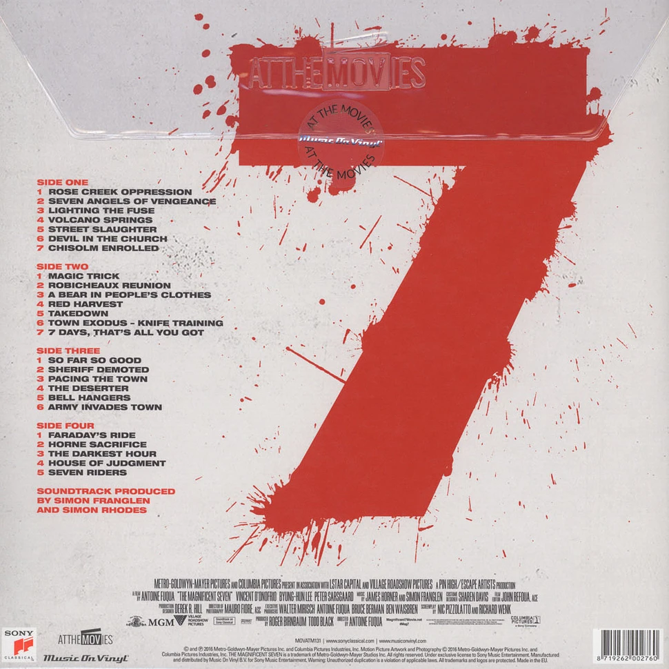 James Horner - OST The Magnificent Seven Black Vinyl Edition