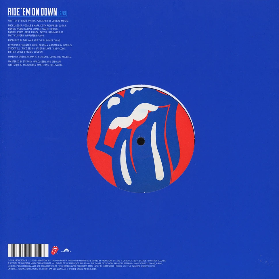 The Rolling Stones - Ride ‘Em On Down Blue Vinyl Edition