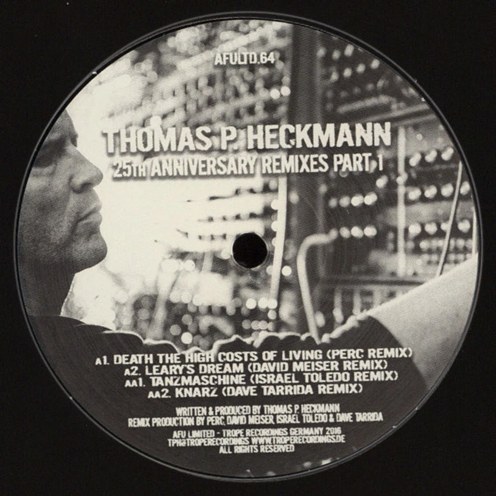 Thomas P. Heckmann - 25th Anniversary Remixes Part 1