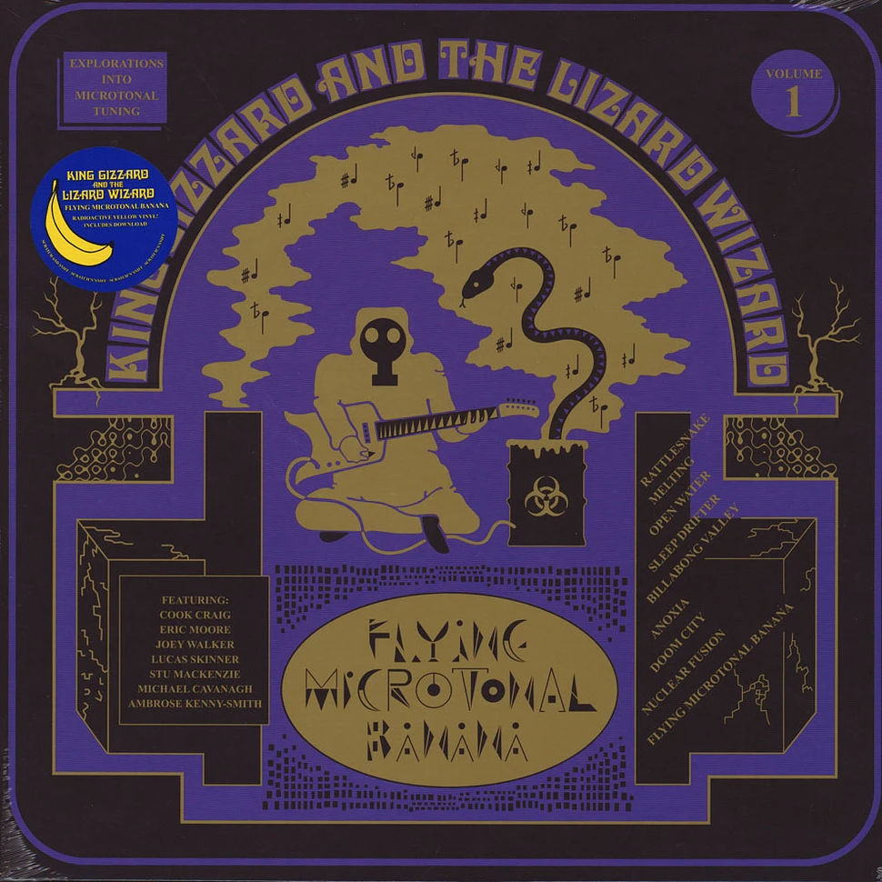 King Gizzard & The Lizard Wizard - Flying Microtonal Banana Colored Vinyl Edition