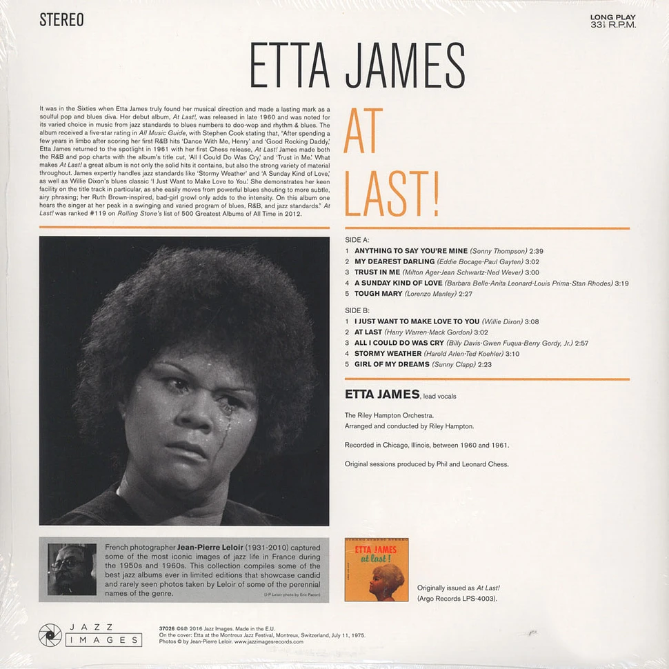 Etta James - At Last! - Jean-Pierre Leloir Collection