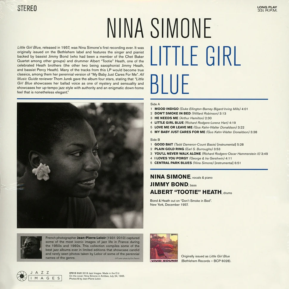 Nina Simone - Little Girl Blue - Jean-Pierre Leloir Collection