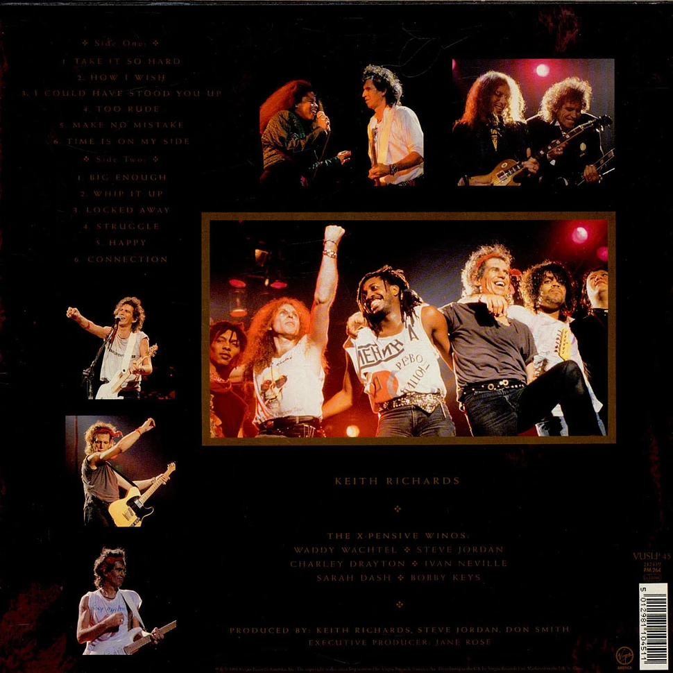 Keith Richards And The X-Pensive Winos - Live At The Hollywood Palladium, December 15, 1988