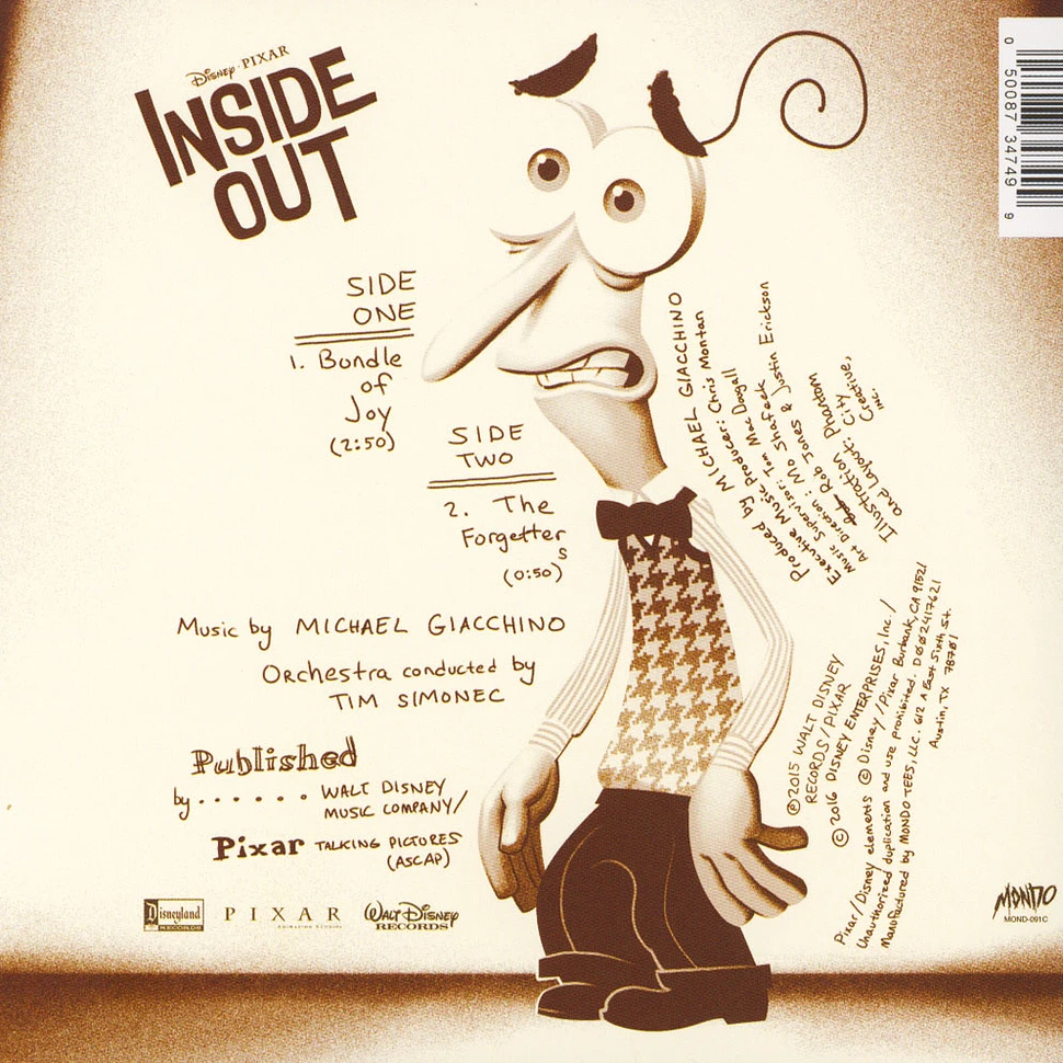 Michael Giacchino - OST Inside Out (Fear)