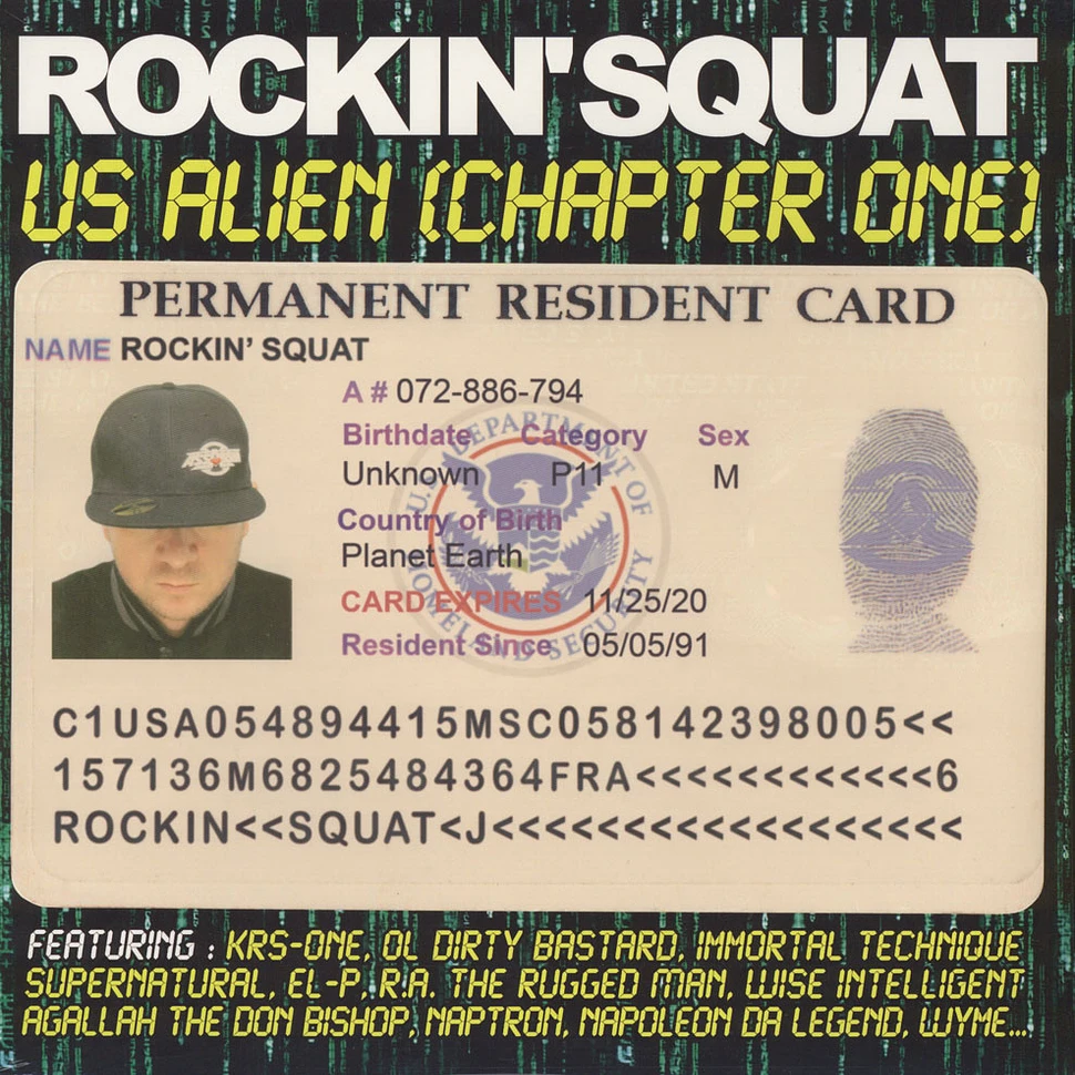 Rockin Squat of Assassin - US Alien (Chapter One)