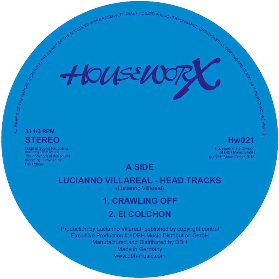Lucianno Villareal - Head Tracks