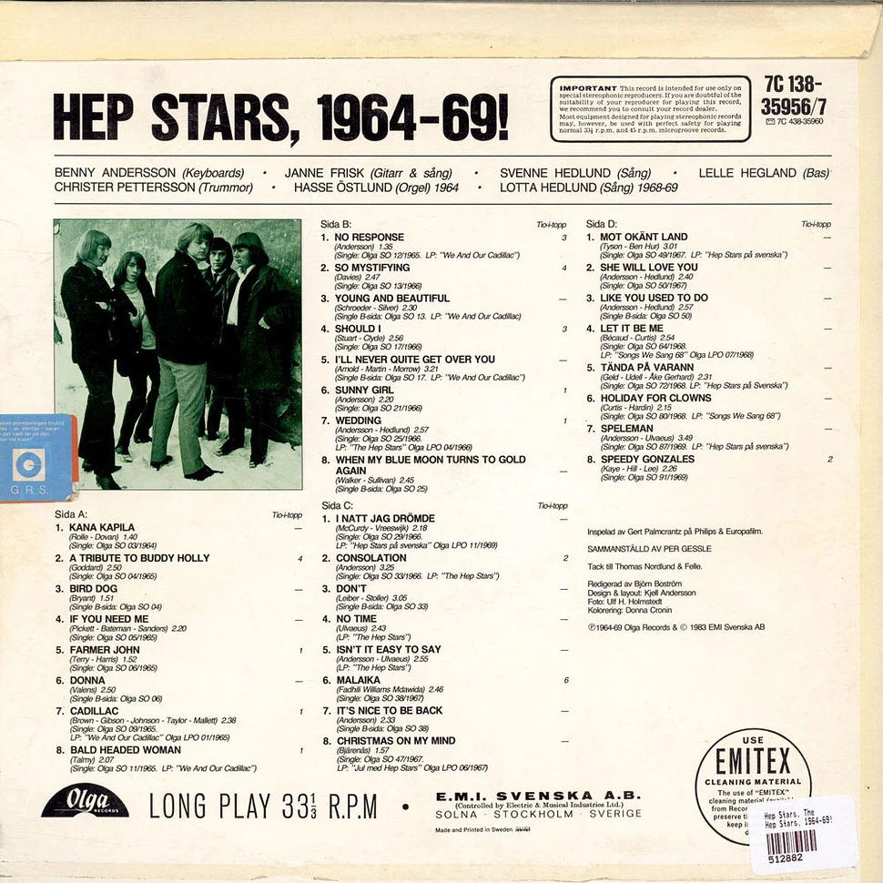 The Hep Stars - Hep Stars, 1964-69!
