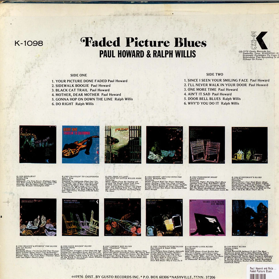Paul Howard and Ralph Willis - Faded Picture Blues