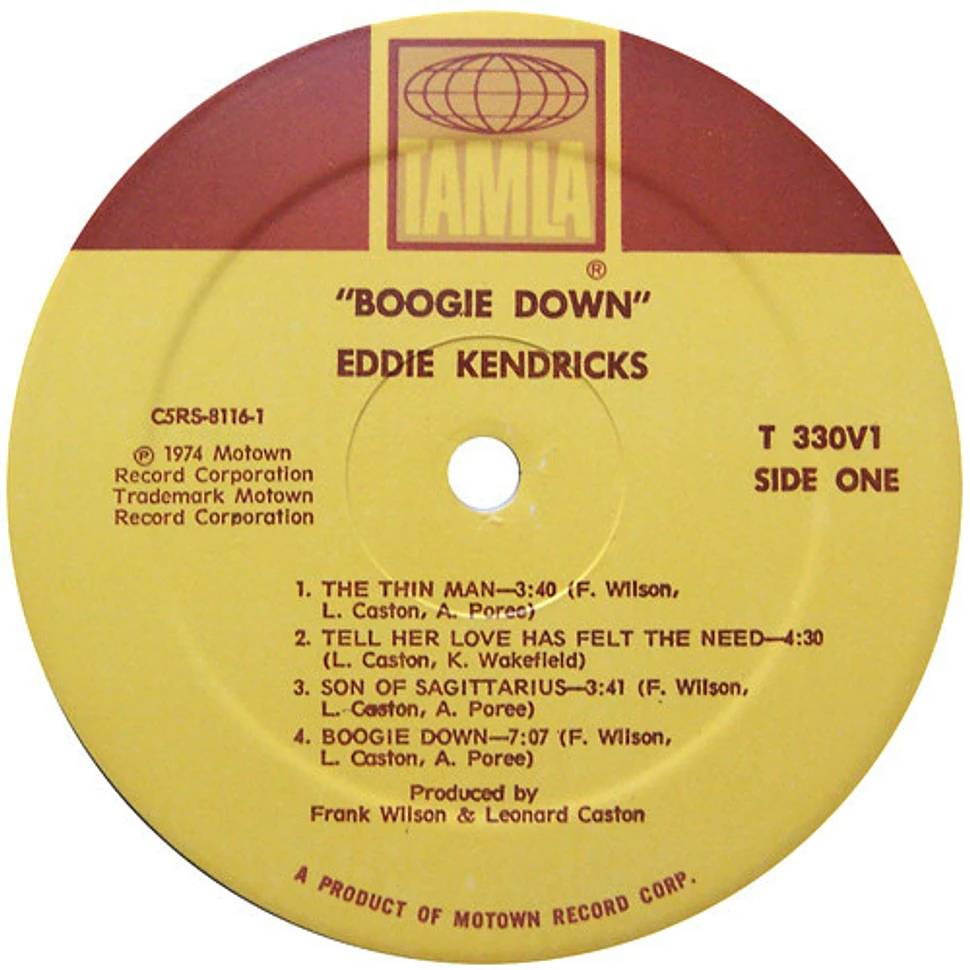 Eddie Kendricks - Boogie Down