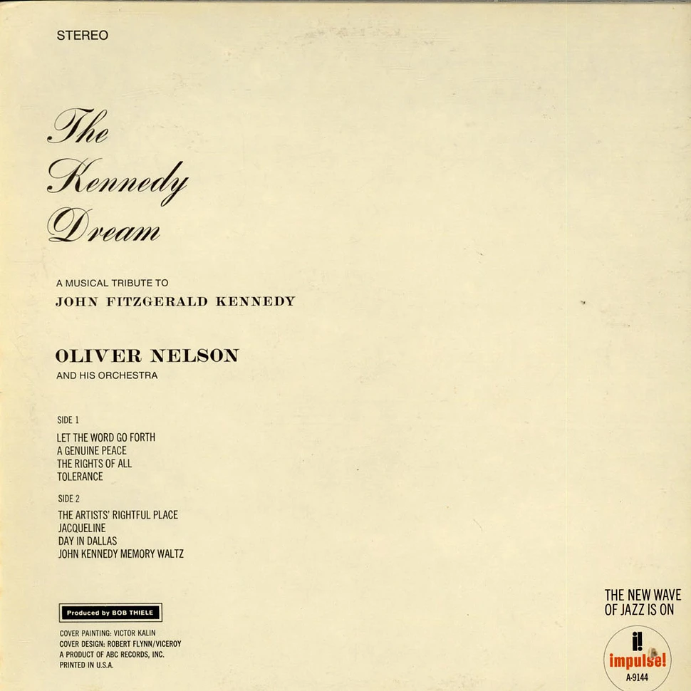 Oliver Nelson And His Orchestra - The Kennedy Dream