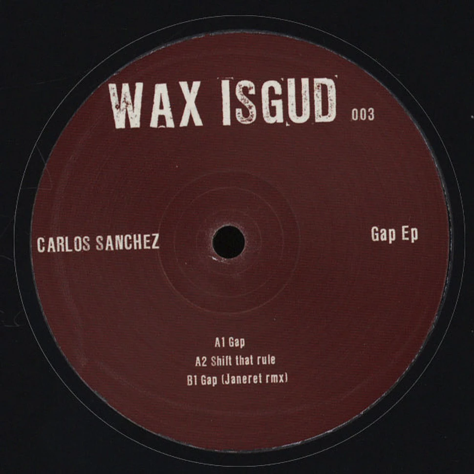 Carlos Sanchez - Gap EP Janeret Remix