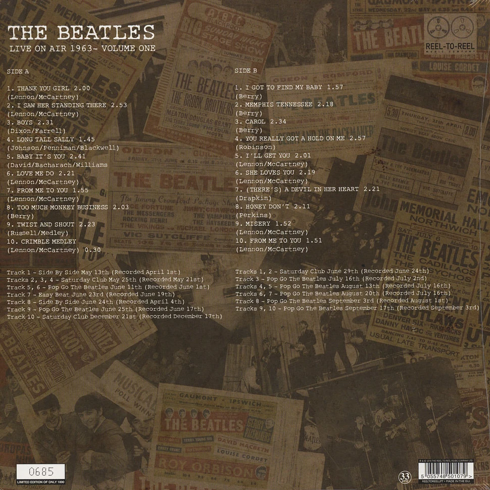 The Beatles - Live On Air 1963 Volume 1