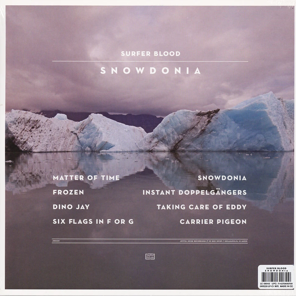 Surfer Blood - Snowdonia Colored Vinyl Edition