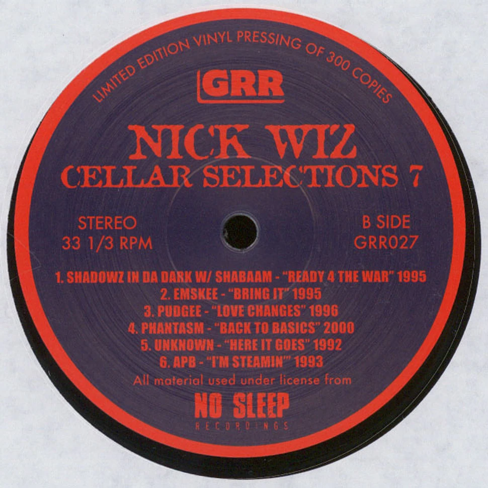 Nick Wiz - Cellar Selections Volume 7: 1992-1998
