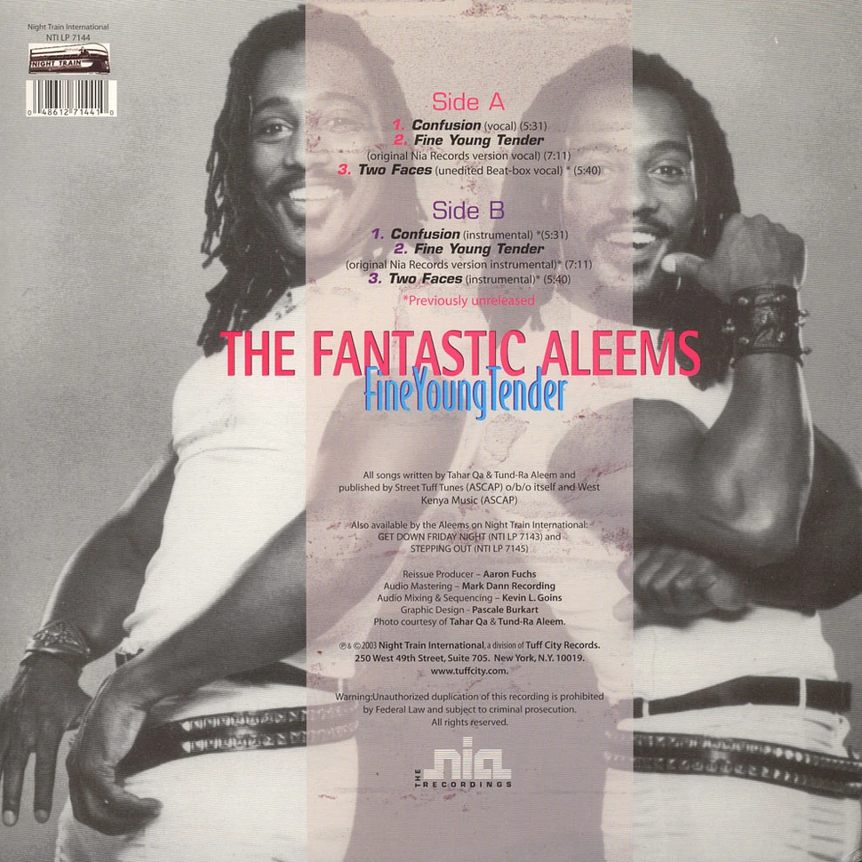 The Fantastic Aleems - Fine Young Tender