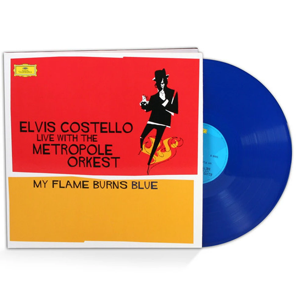 Elvis Costello - My Flame Burns Blue Live With The Metropole Orkest Blue Vinyl Edition
