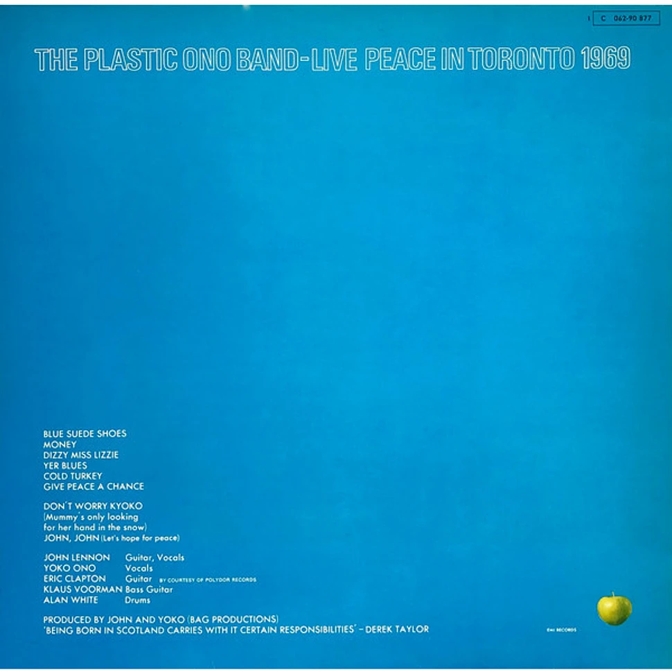 The Plastic Ono Band - Live Peace In Toronto 1969