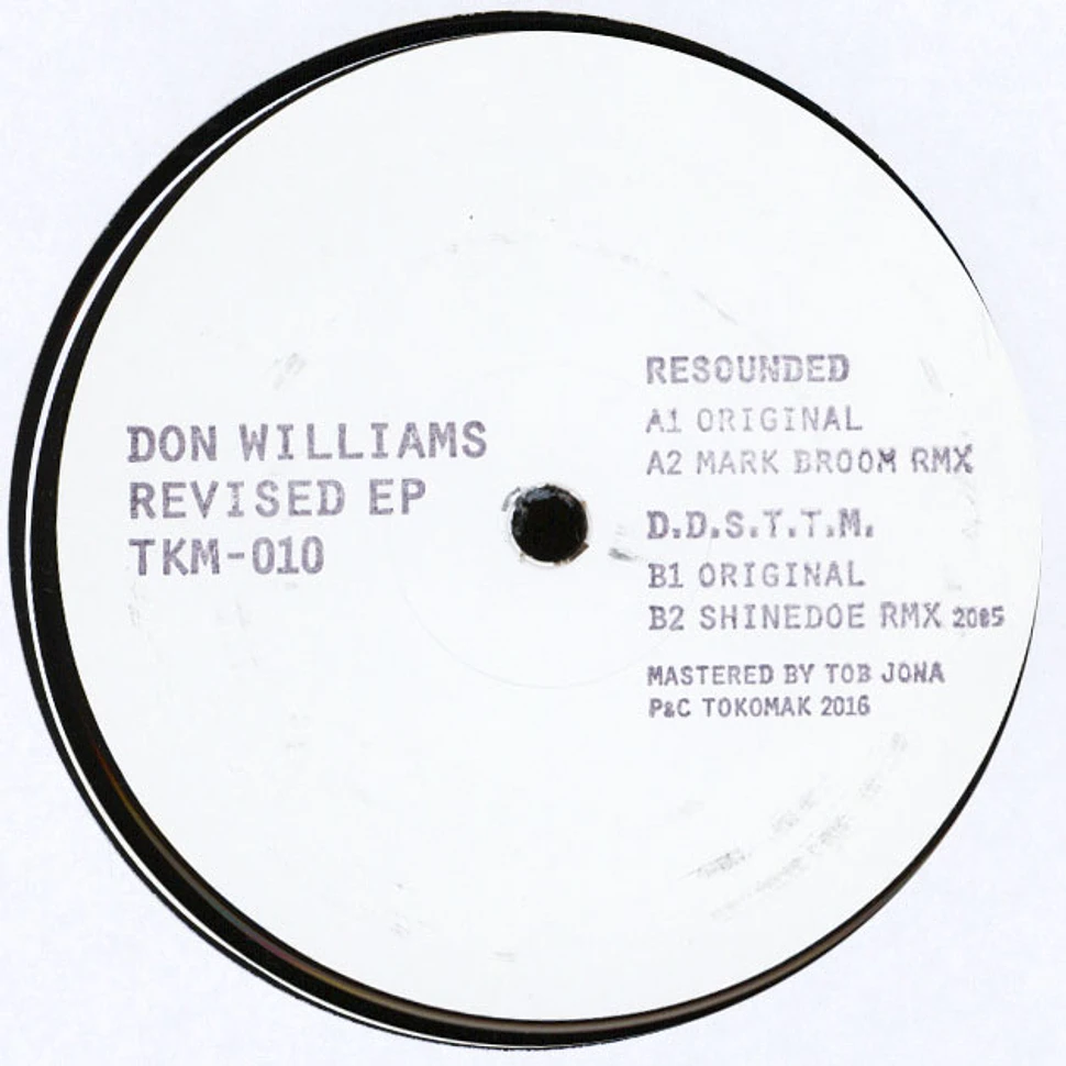 Don Williams - Revised EP