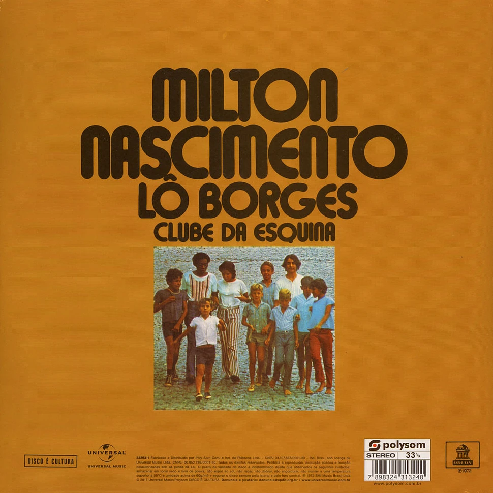 Milton Nascimento & Lo Borges - Clube Da Esquina Volume 1