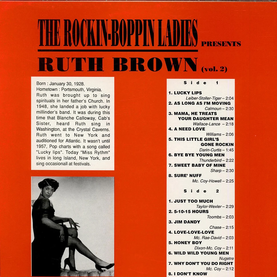 Ruth Brown - The Rockin-Boppin Ladies Presents - Ruth Brown (vol. 2)
