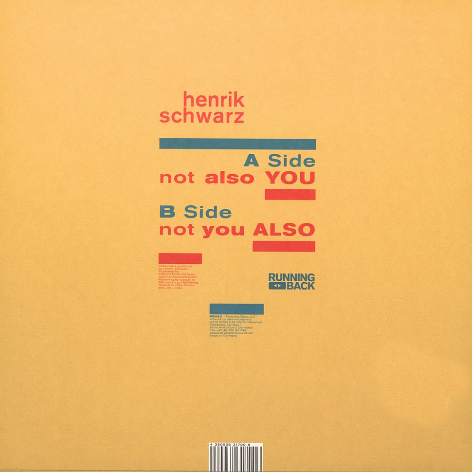 Henrik Schwarz - Not Also You