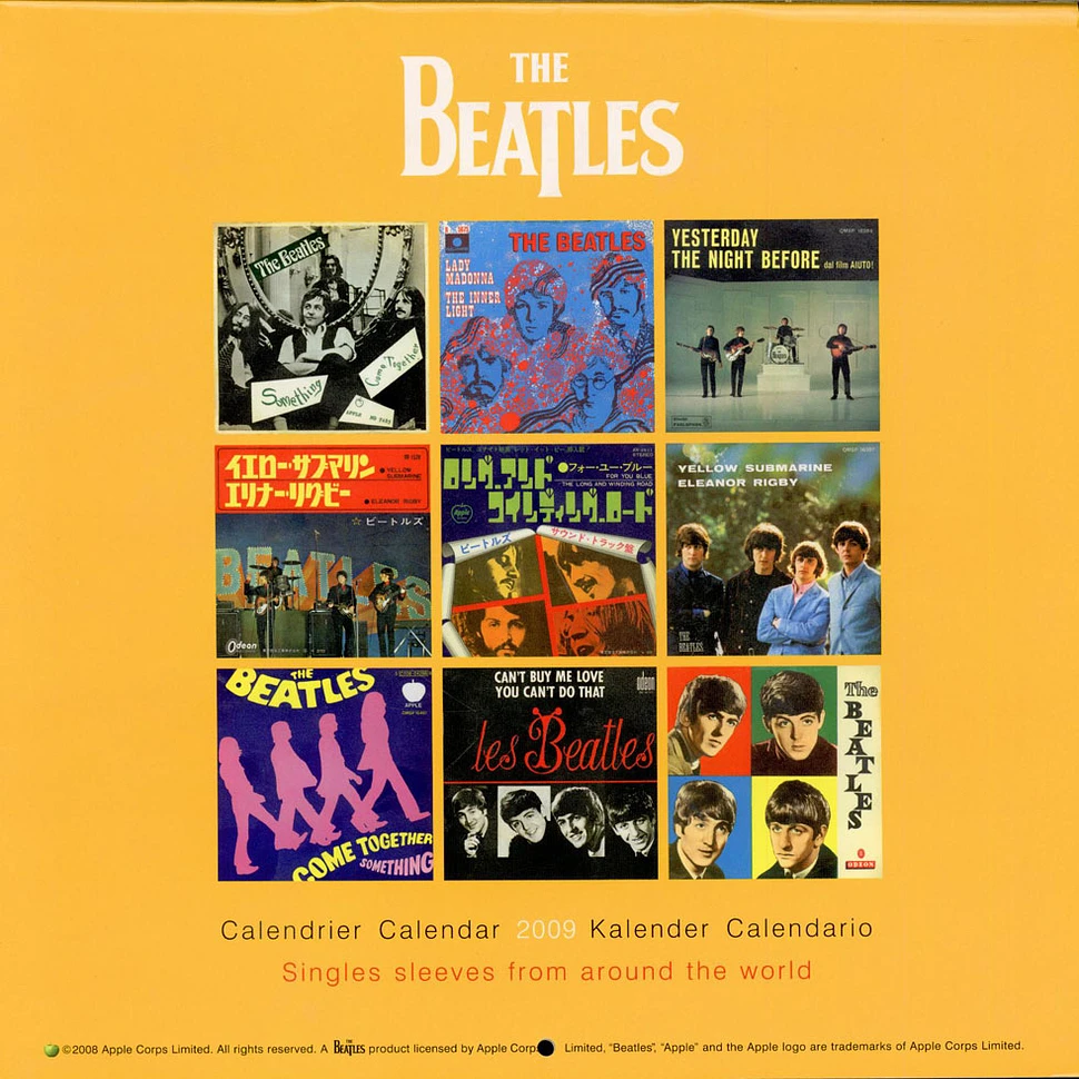 The Beatles - Calendar 2009