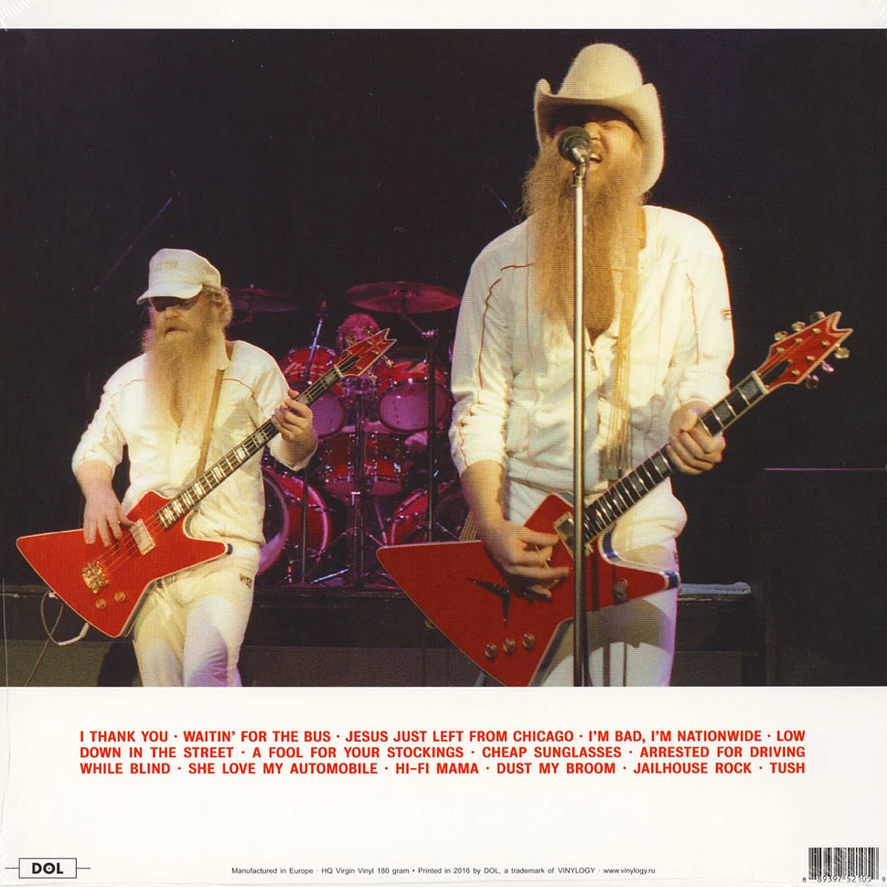 ZZ Top - Live at The Capitol Theatre New Jersey NY - June 15 1980