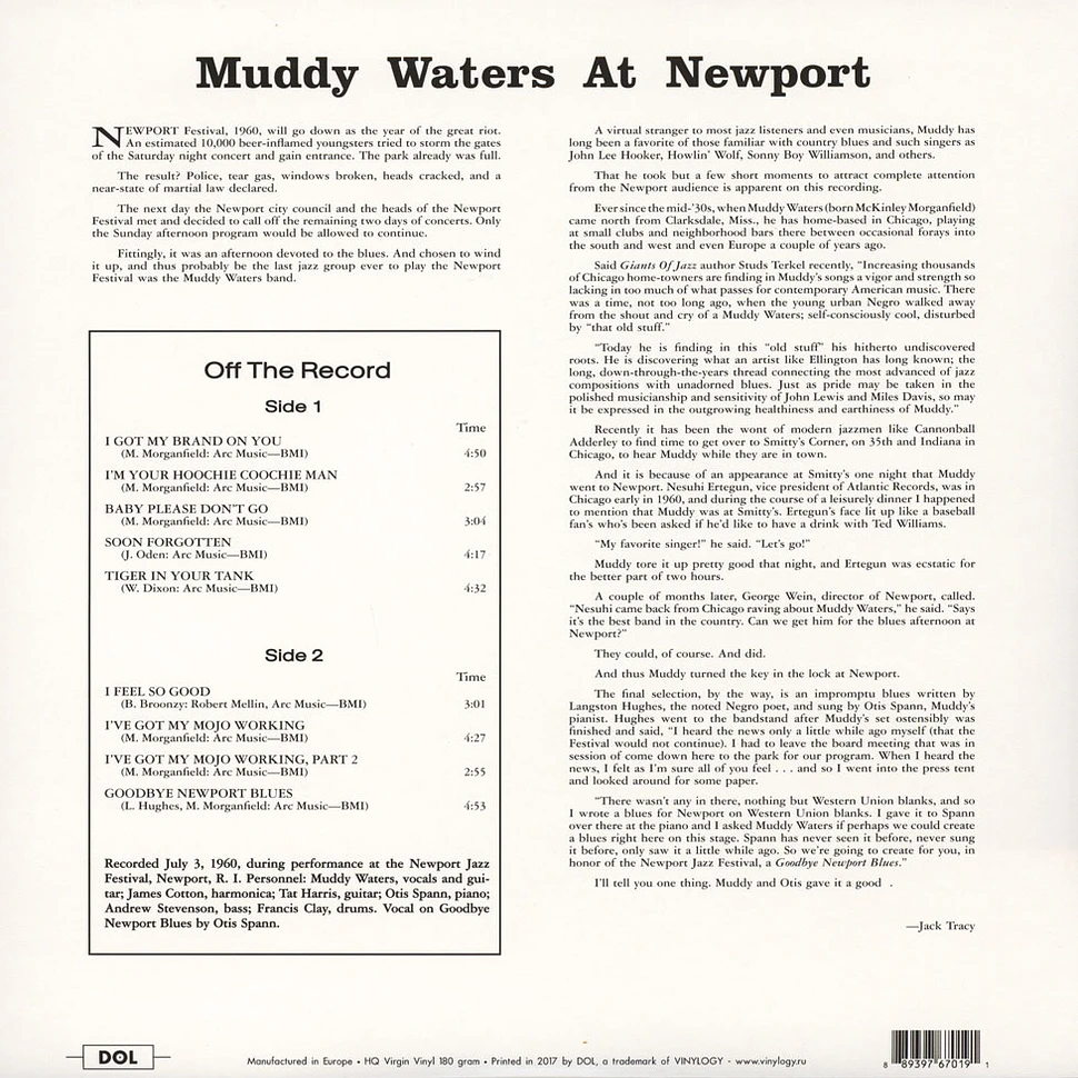 Muddy Waters - At Newport Picture Disc Edition
