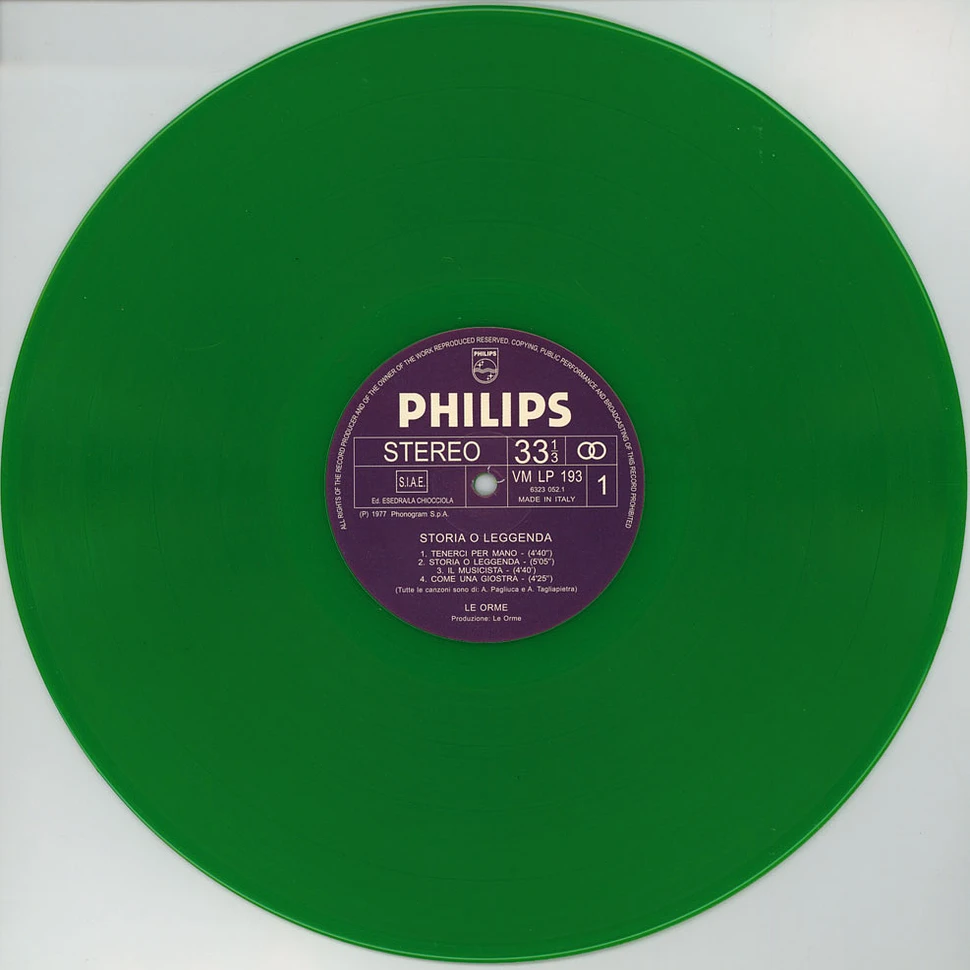 Le Orme - Storia O Leggenda Clear Green Vinyl Edition