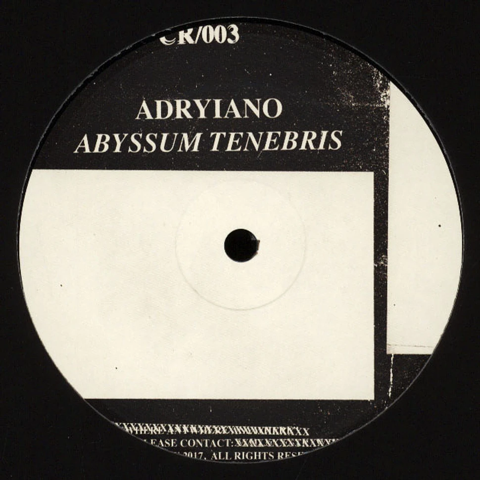 Adryiano - Abyssum Tenebris